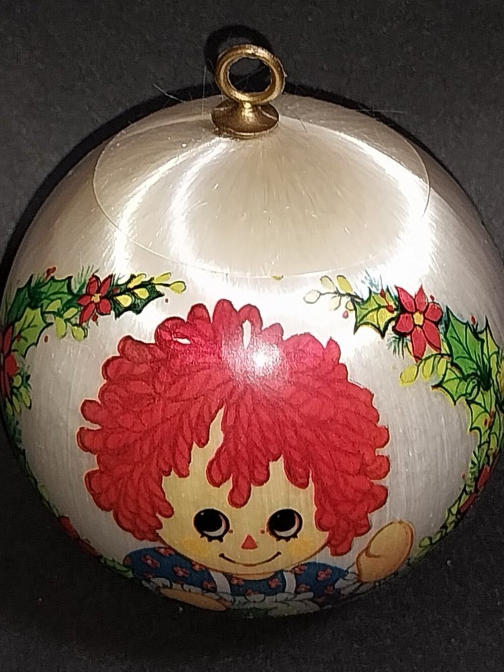 Vintage 1975 Raggedy Ann Christmas Ornament From The Bobbs-Merrill Co. Inc.